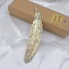 Metal Inspired Feather Bookmark Artistic Detailing Crafting Student Appreciation