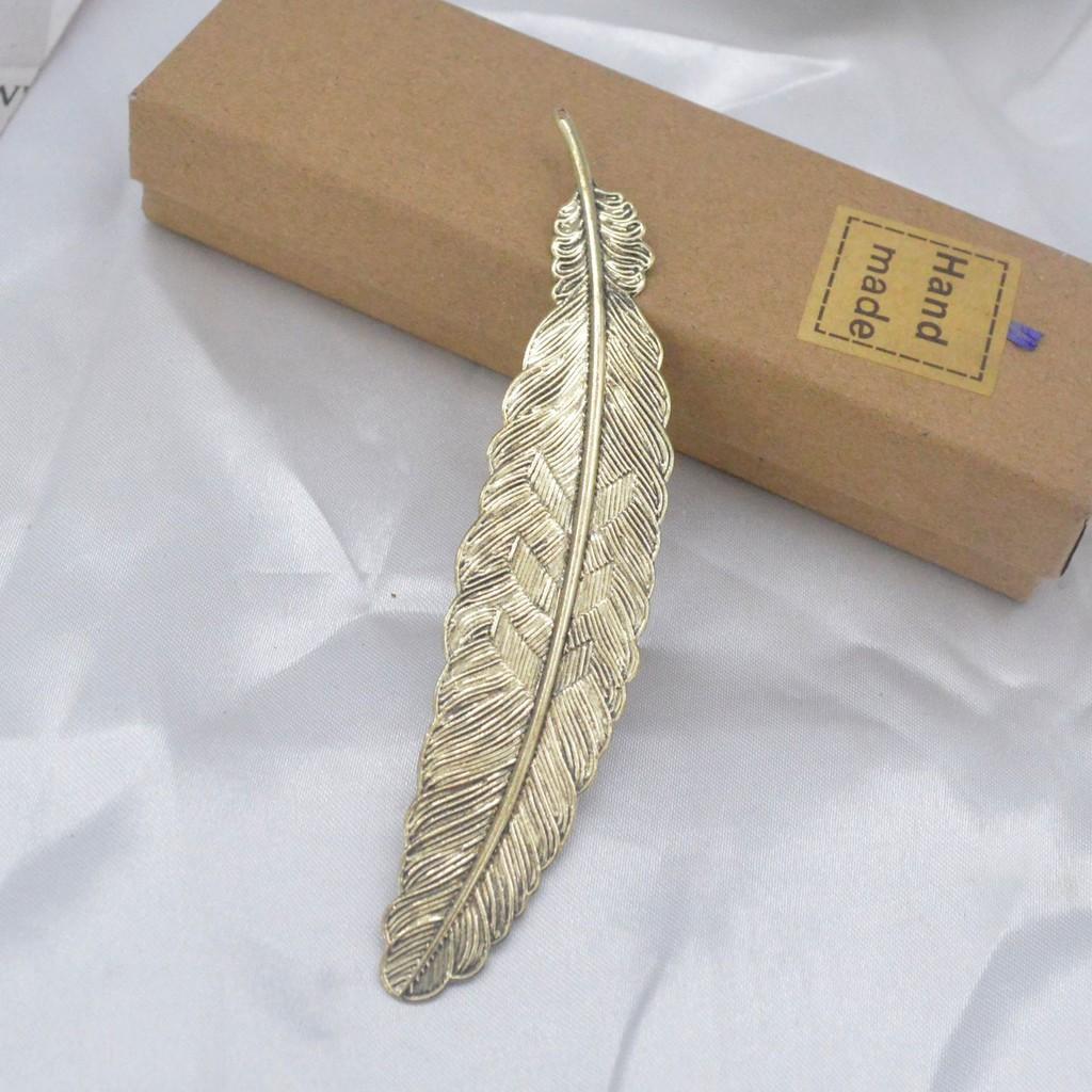 Metal Inspired Feather Bookmark Artistic Detailing Crafting Student Appreciation