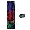 USB Keyboard Mouse Combo Good Resilience Crack Colorful Backlight 104 Keys Clear Characters Gaming Keyboard Mouse Combo