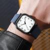 1/3PCS Men Fashion Business Watches Square Arabic Dial Quartz Watch Casual Leather Band Wristwatch for Men Clock (Without Box)