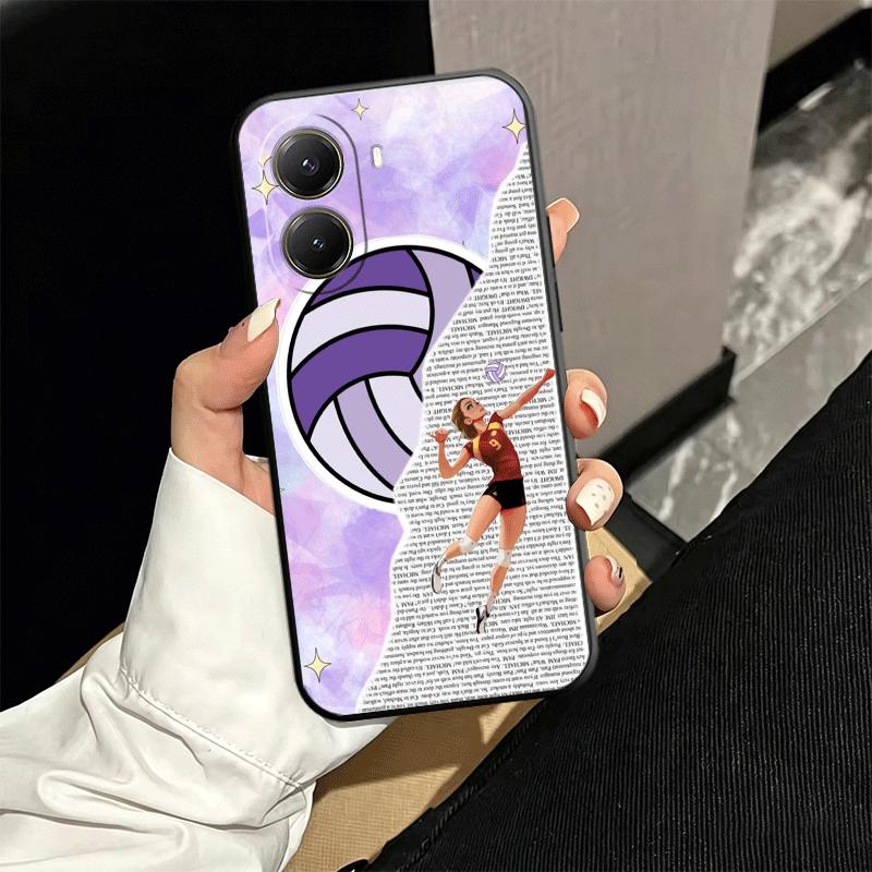 

Volleyball Sport Soft Phone Case for Xiaomi Poco X5 X6 X7 X8 Pro Max X3 F7 F8 Ultra M8 M7 M6 M5 Redmi 15 15C 14C 13C 12C X4 F6 Xiaomi Redmi 15 5G