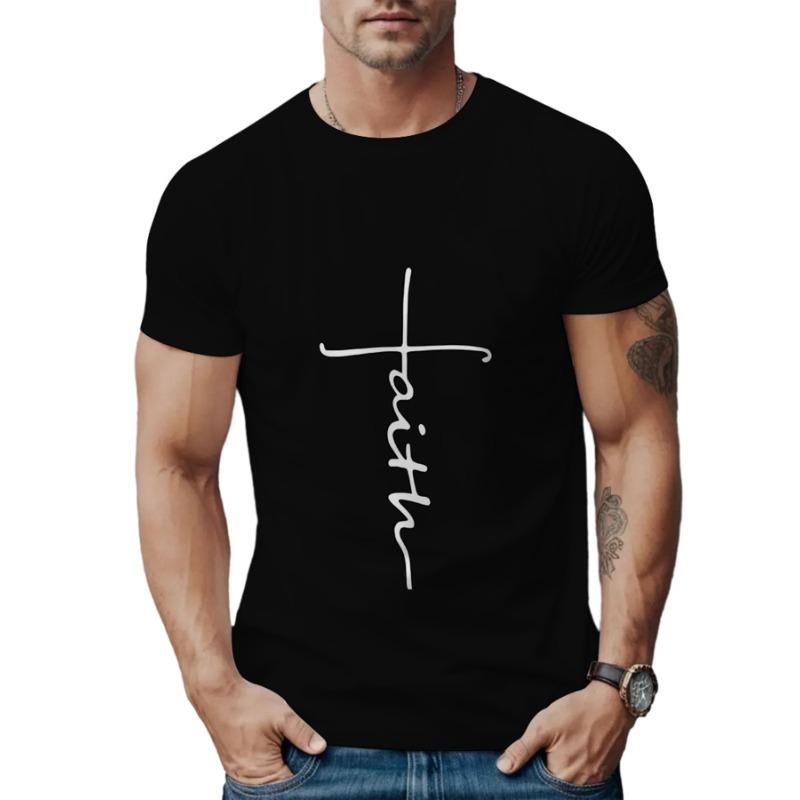 Summer Round Neck 3D Print Top Fashionable Casual Short Sleeved Men's T-shirts