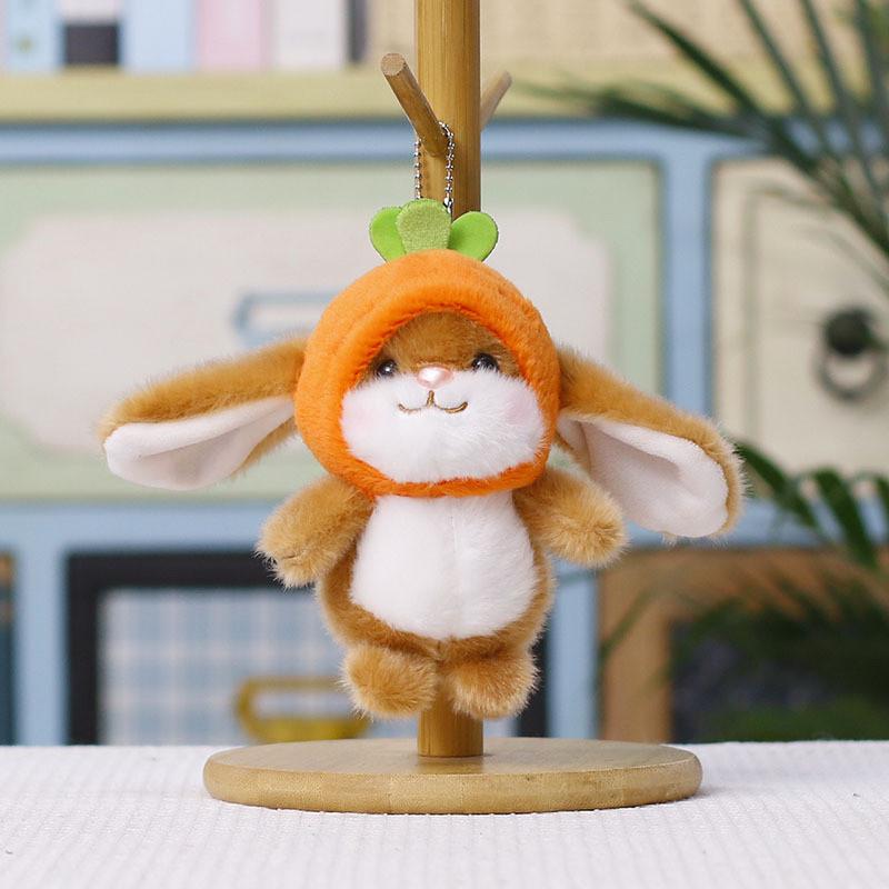 Plush Bunny Keychain With Pp Cotton Filling For Kids And Adults Gift