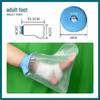 Copricast impermeabile per gamba e piede da 70 cm - Protezione per il bagno post-operatorio