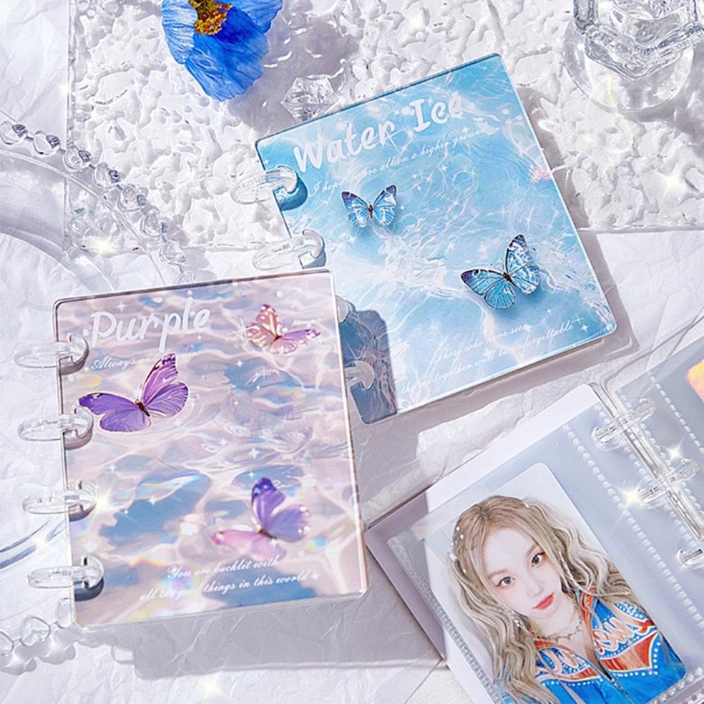 PP Photocard Binder Butterfly in Water Postcard Book New Collectible Card Album  Unisex