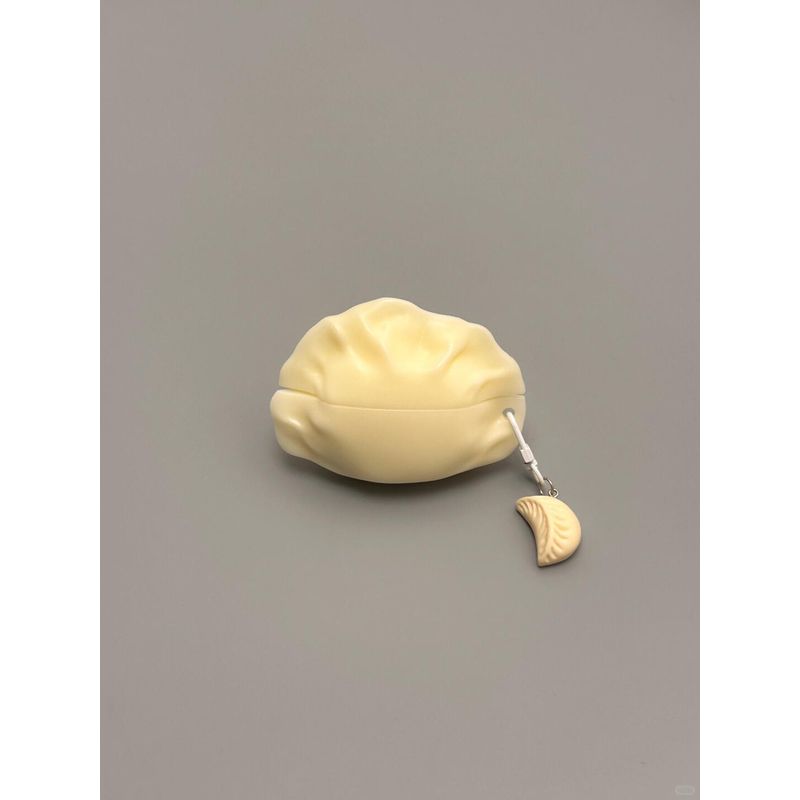 

Cute Three-Dimensional Dumplings Suitable for Airpods4 Generation Bluetooth Protective Case 2 Generation Pro3 Generation Apple Earphone Case Apple Airpods Pro 2 Single shell + pendant