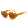 Vintage Flower Women Sunglasses Stylish Irregular Shape Gradient Shades Trendy Luxury Brand Design Party Eyewear