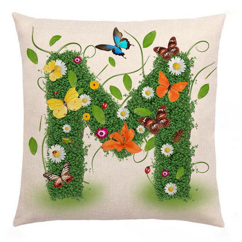 Neuer Kissenbezug Grün Kreativ Liebesbrief Kissen Liebe 26 Buchstaben Kissenbezug Sofakissenbezug