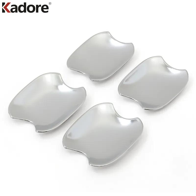 Side Door Handle Bowl Cover Trim For Volvo XC60 XC 60 2018   Chrome Car Exterior Door Handles Cup Overlay Accessories