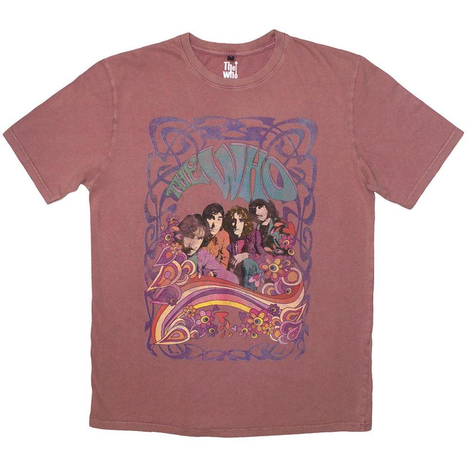 

Футболка The Who Stone Wash: Псих Цветочный ОФИЦИАЛЬНЫЙ НОВЫЙ 3XL