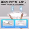 Motion Sensor Ceiling Light USB Type-C Rechargeable Magnetic Lamp Wireless Wall Lamp Remote LED Night Light For Kitchen Coatroom