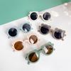 Boy Girl Cute Cartoon Bear Shape Fashion Round Sunglasses Children Vintage Sunglasses UV Protection Classic Kids Eyewear
