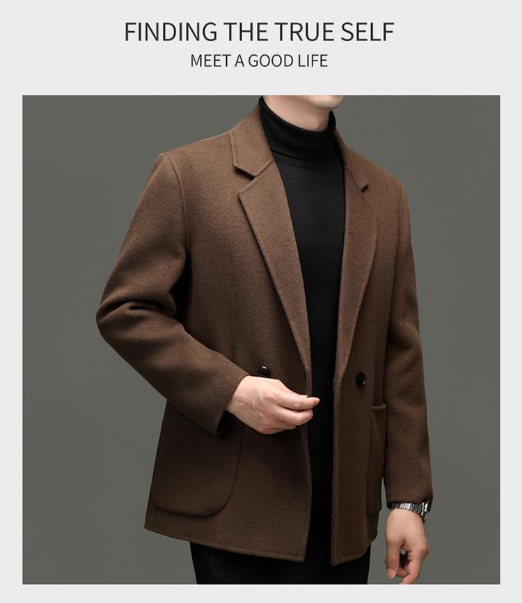 Vielseitige Wolljacke im koreanischen Stil für Herren - Herbst/Winter 2025