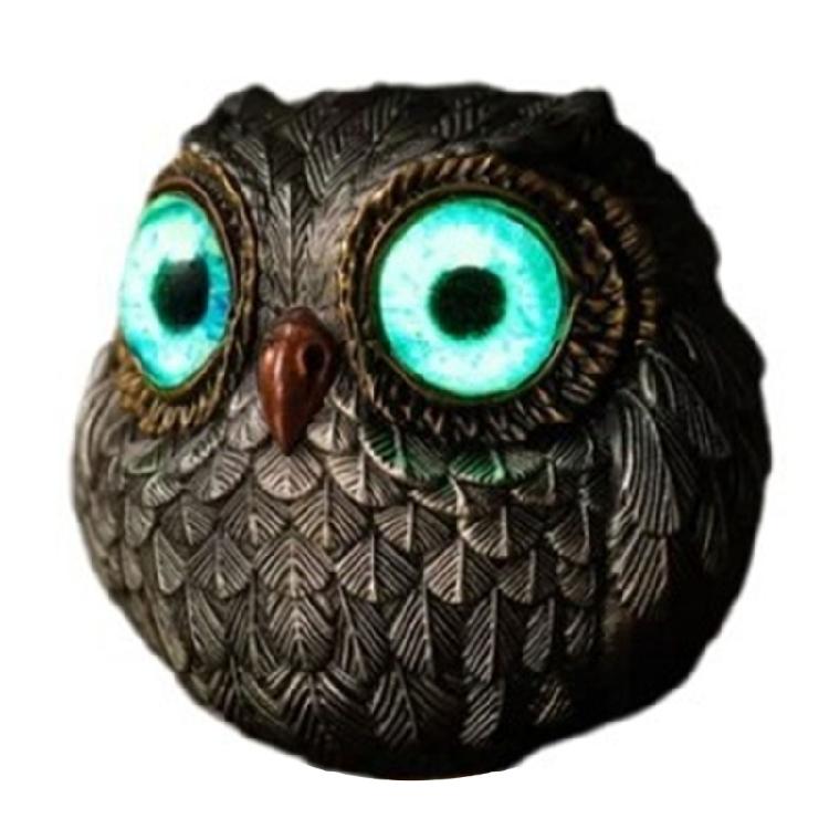 Charm Resin Owl Decoration With Fine Detail Owl Sculpture For Bedroom, Office, Or Living Area for Stylish Home