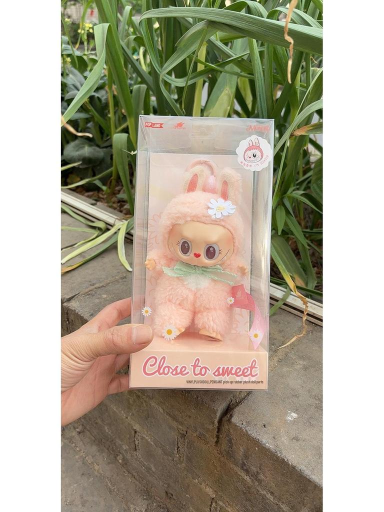 Labubu Green VL Plush Vinyl Doll Pendant