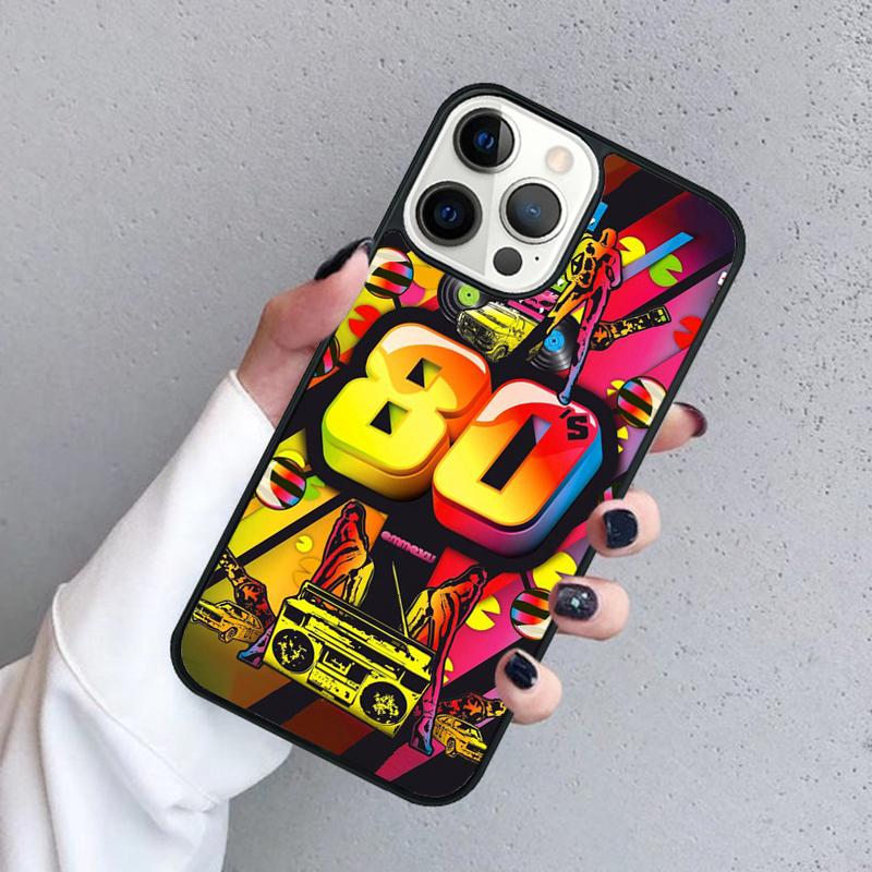 Retrowave Neon 80's Phone Case For iPhone 17 Air 15 16 11 12 13 14 Pro Max Cover For iPhone 17 Air Max Plus Coque Fundas