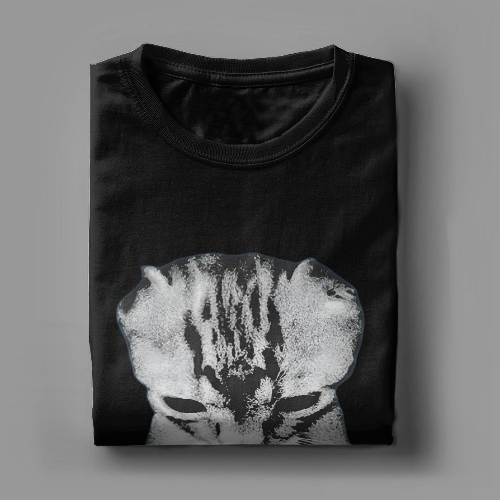 

Funny Cat MeMe Pure Cotton T-Shirt For Men Summer Y2K Fun T Shirts Comfortable Harajuku Tees Plus Size Cheap Tops - Men s S... S разноцветный