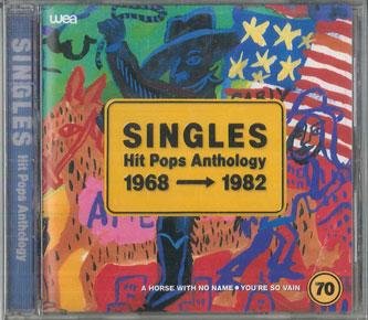 

CD VARIOUS - SINGLES Hit Pops Anthology 1968-198 DRF3104 WEA Japan Rock Used