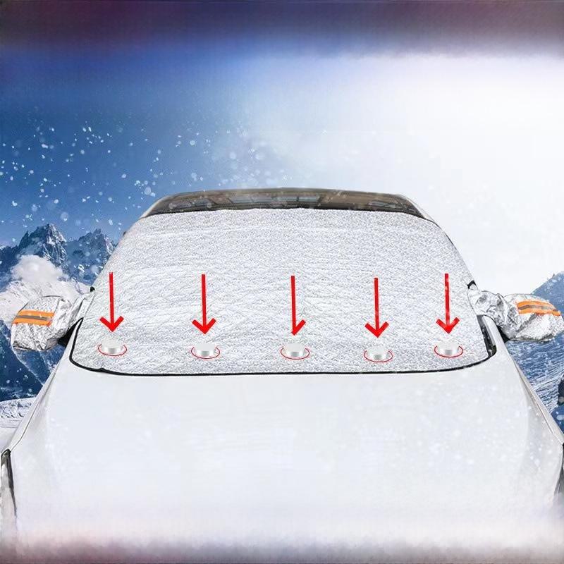Car Sunshade: Heat Insulation Front Window Cover for Summer and Winter