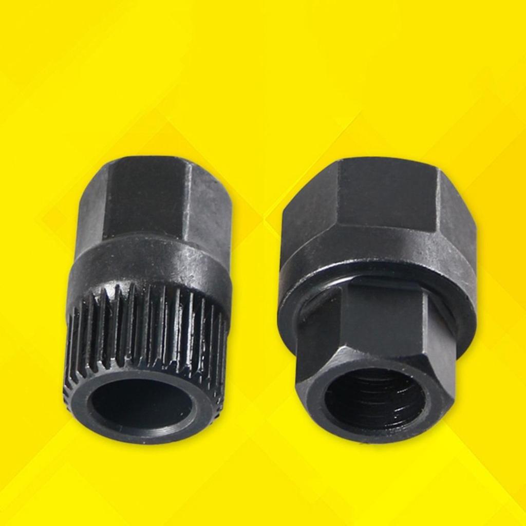 33 Teeth Hexagon Generator Pulley Removal Tool Alternator Clutch Free Wheel Pulley Disassembly Tool Accessories