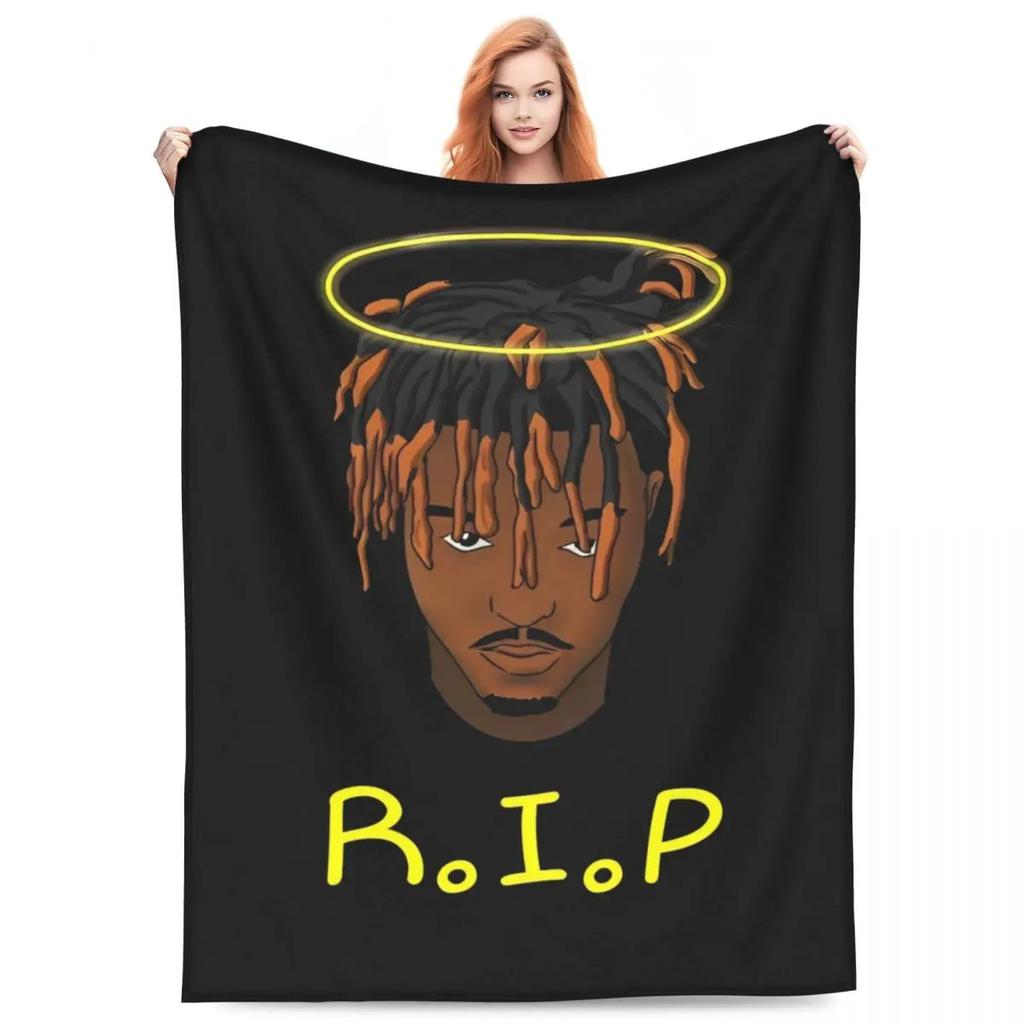 Juice Music Wrld Fuzzy Blankets The Party Never Ends  Funny Throw Blanket for Sofa Bedding Lounge 200x150cm