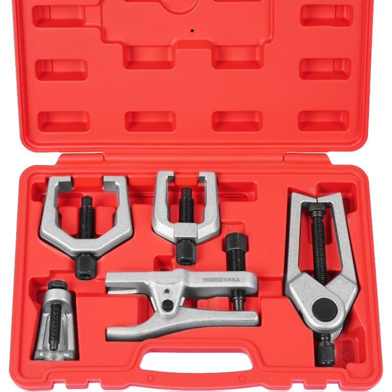 5PCS Multifunction Ball Joint Removal Tool Set Tie Rod Lower Control Arm Ball Head Extractor Puller for Car Repair Auto Tool Kit