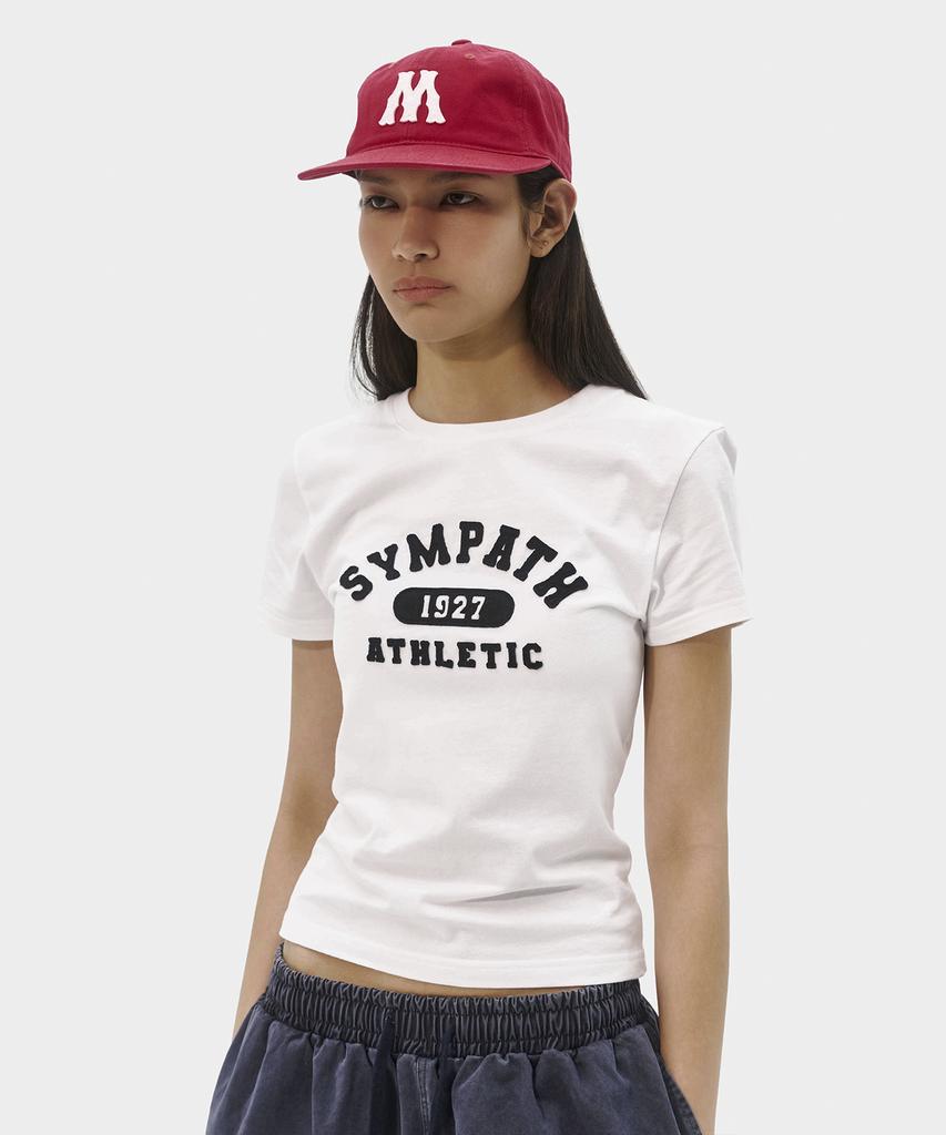 TAKEASY Vintage Applikations-Logo-Kappe (rot)