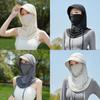 Summer Sun Protection Mask With Breathable Ice Silk Full Face Cover For Cycling And Outdoor Activities