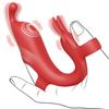 Rabbit Finger Vibrator for Clitoral and G-Spot Stimulation Adult Sex Toy with 10 Vibration Modes Female Masturbation and Couples' Sex Toy