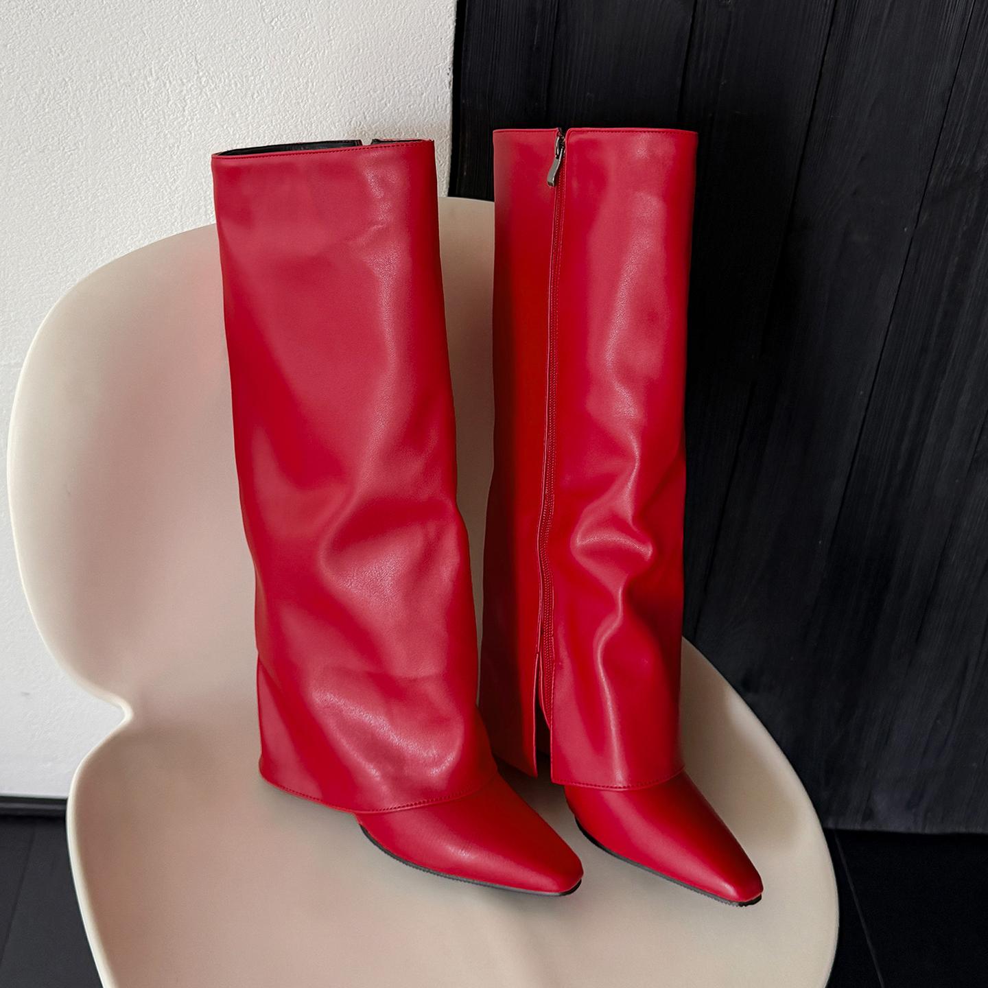 Women`s high-heeled boots, sexy European and