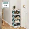 1Pc New Multi-Layer Shoe Rack Household Stackable Shoe Cabinet Space Saving Storage Dormitory Shoes Storage Organizer Doorway