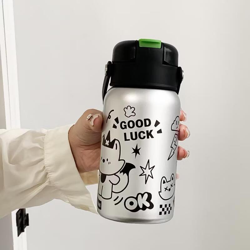 Portable 316 Stainless Steel Dual-Use Insulated Bottle