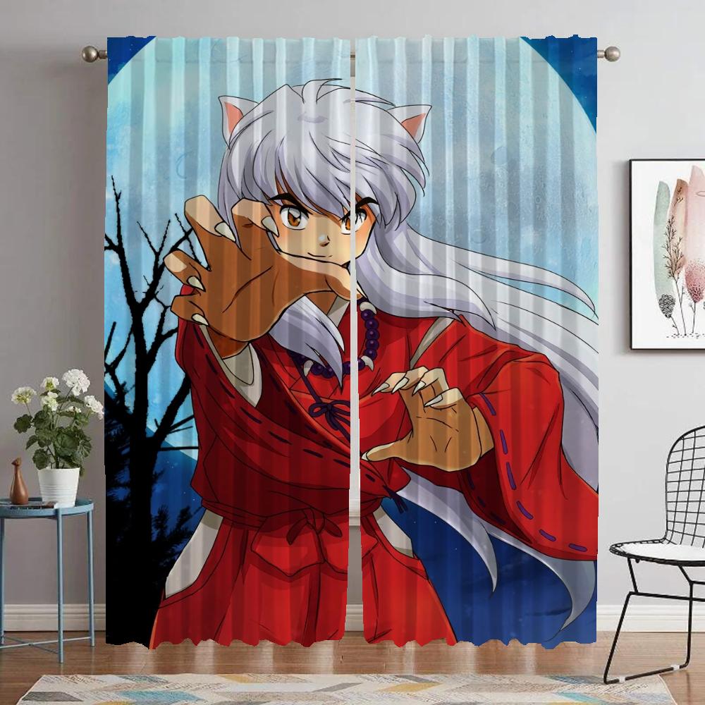 

Шторы Inuyasha Blackout для гостиной, занавески для домашнего интерьера, 2 шт., занавески для перегородки, тюль для спальни W50xH70cmx2pcs-CL