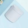 Round Mini Paper Flower Bucket Box Cylindrical Bouquet Holder for Wedding Birthday Baby Shower Floral Display Packaging White