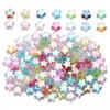 100pcs/Lot AB Plated Pentagram Star Acrylic Beads For Jewelry Making Five Pointed Star Beads DIY Bracelet Necklace Loose Beads