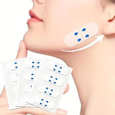 40Pcs/Set Invisible Thin Face Stickers V-Shape Fast Lifting Facial Lift Up Neck Eye Double Chin Wrinkle Makeup Adhesive Tape