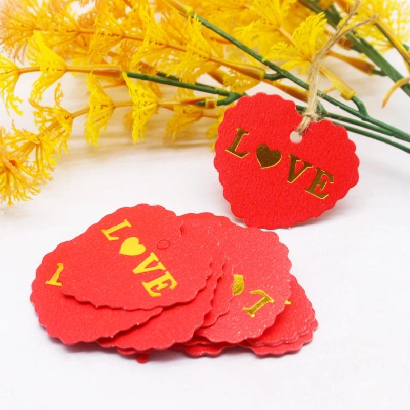 100TAG20MSTRING 4x5cm crafts/bakery/candy label