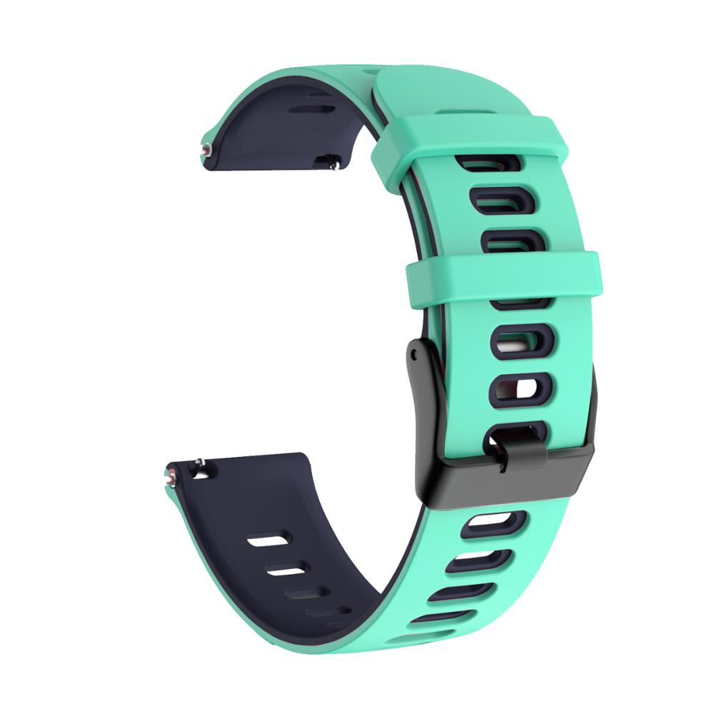 22mm sportovní pásek pro Huami Amazfit Stratos 2 2S 3 silikonový pásek na zápěstí pro Xiaomi Amazfit GTR 47mm GTR2 Pace LS05 náramek na hodinky