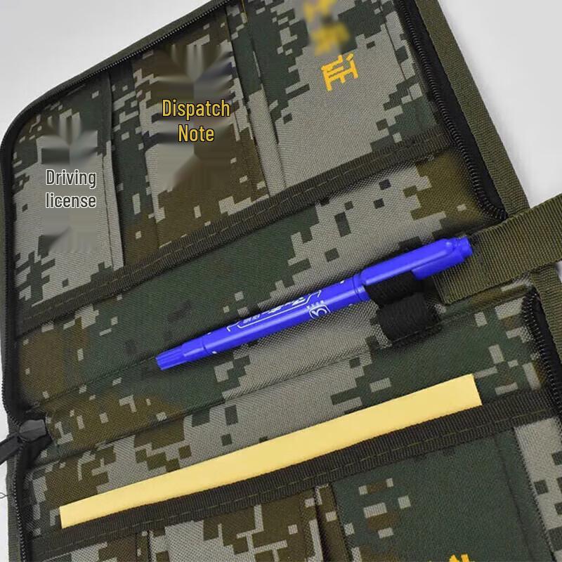 Bolsa Tática de Camuflagem Shouli Warlord para Documentos de Condução e Chaves