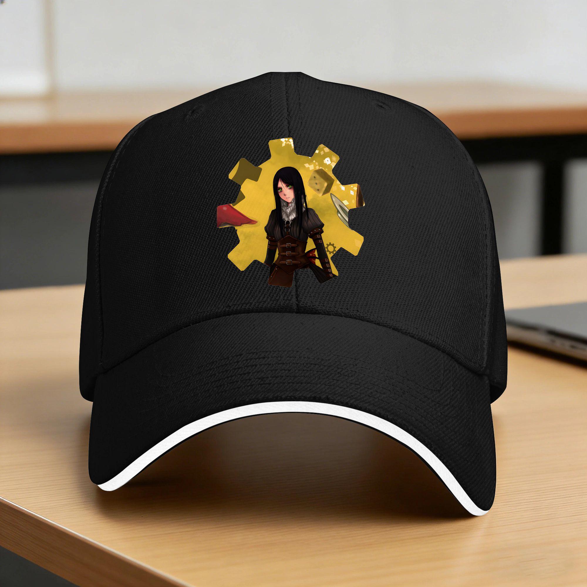 Game AAlice Madness Returns Sun Baseball Cap Summer Couple Women Wholesale Classic Tennis Skate Snapback Cap One Size