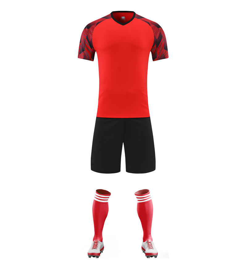 New Football Jersey Suit Men'S Short-Sleeved Adult Jersey Team Training Zq1001 Quick-Drying