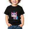 Unikitty Cartoon Kinder T-Shirt 100% Baumwolle Grafikdruck Kinder T-Shirts Süße Jungen Baby Mädchen Oberteile Rundhals Kurzarm Sommer