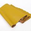 1.5mm yellow top layer cowhide leather material, whole piece of genuine leather with lychee pattern, handmade DIY leather goods,