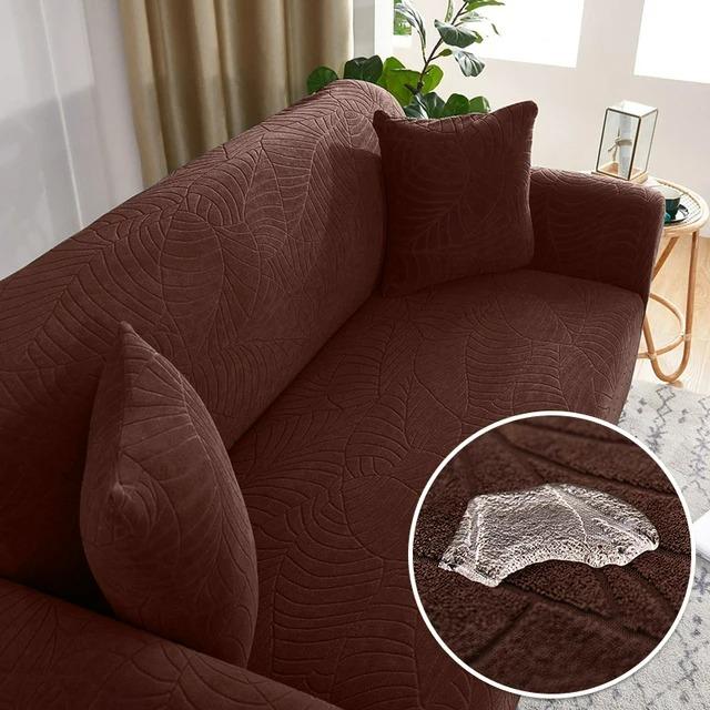 Elastic Jacquard Sofa Cover for Living Room, Stretch Slipcovers, Corner Sofa Covers, L Shape, 1, 2, 3,4