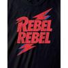 David Bowie Unisex Adult Rebel Rebel T-Shirt
