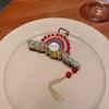 Elegant Hanfu Shark Hair Clip with Long Tassel for Women's Makeup and Hair Accessories