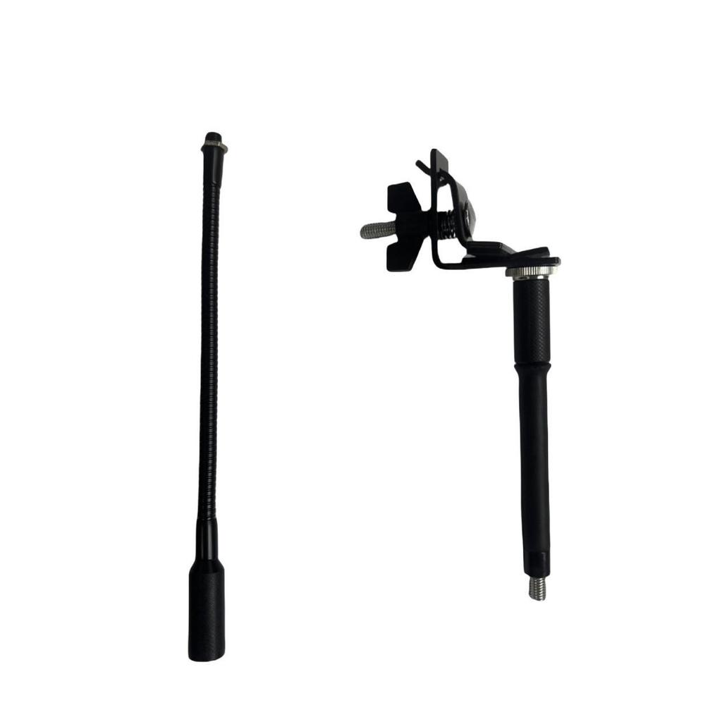 Pro Microphone Stand Kit: Includes Drum Stand, Mic Clip, Adapter, and Bass Drum Stand.