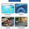 Swimming Pool Leaf Skimmer Pool Net Pool Cleaning Net 5 Section Swimming Pool Debris Cleaner Tool For Pool Pond  Tub Cleaning