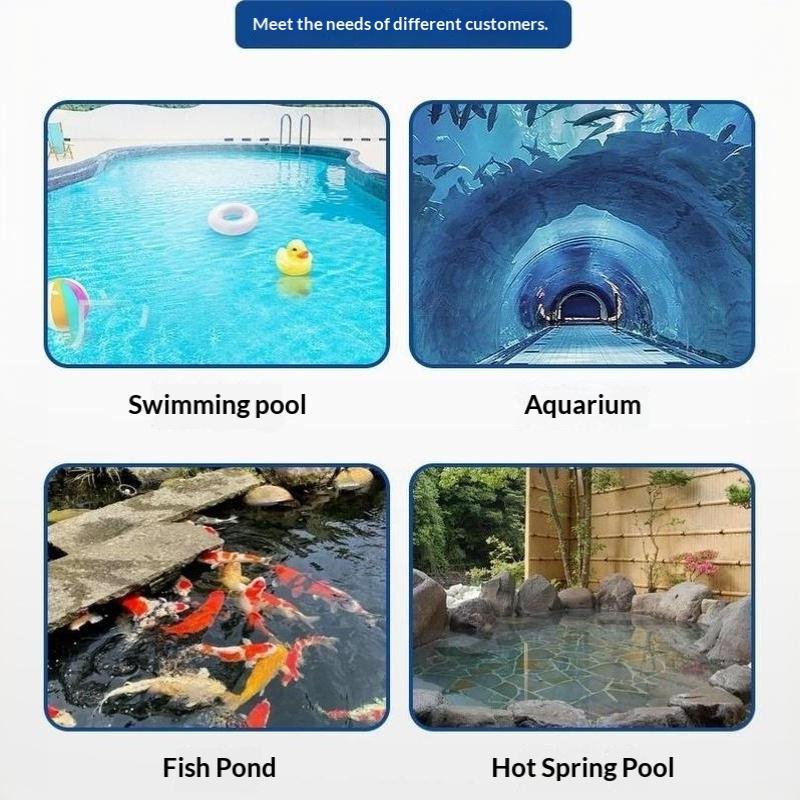 Swimming Pool Leaf Skimmer Pool Net Pool Cleaning Net 5 Section Swimming Pool Debris Cleaner Tool For Pool Pond  Tub Cleaning