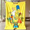 Soft Flannel Blanket Lightweight Cozy Bedroom Living Room CoverThe Simpsons